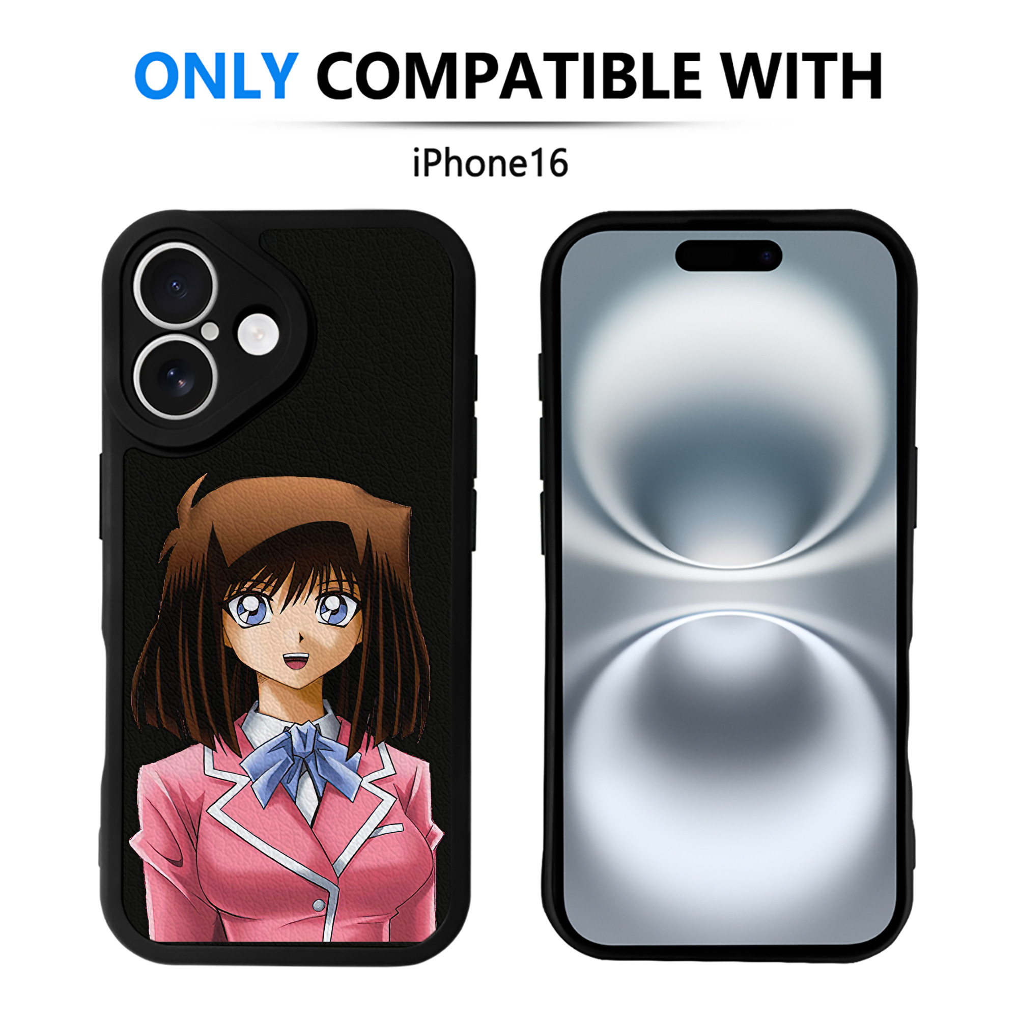 遊☆戯☆王 Yu-Gi-Oh! 【iPhone 16シリーズ対応】シリコンスマホケース（レザー調） 材質：シリコン
